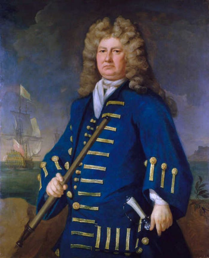 Admiral Sir Cloudesley Shovell by Michael Dahl (Wikipedia)