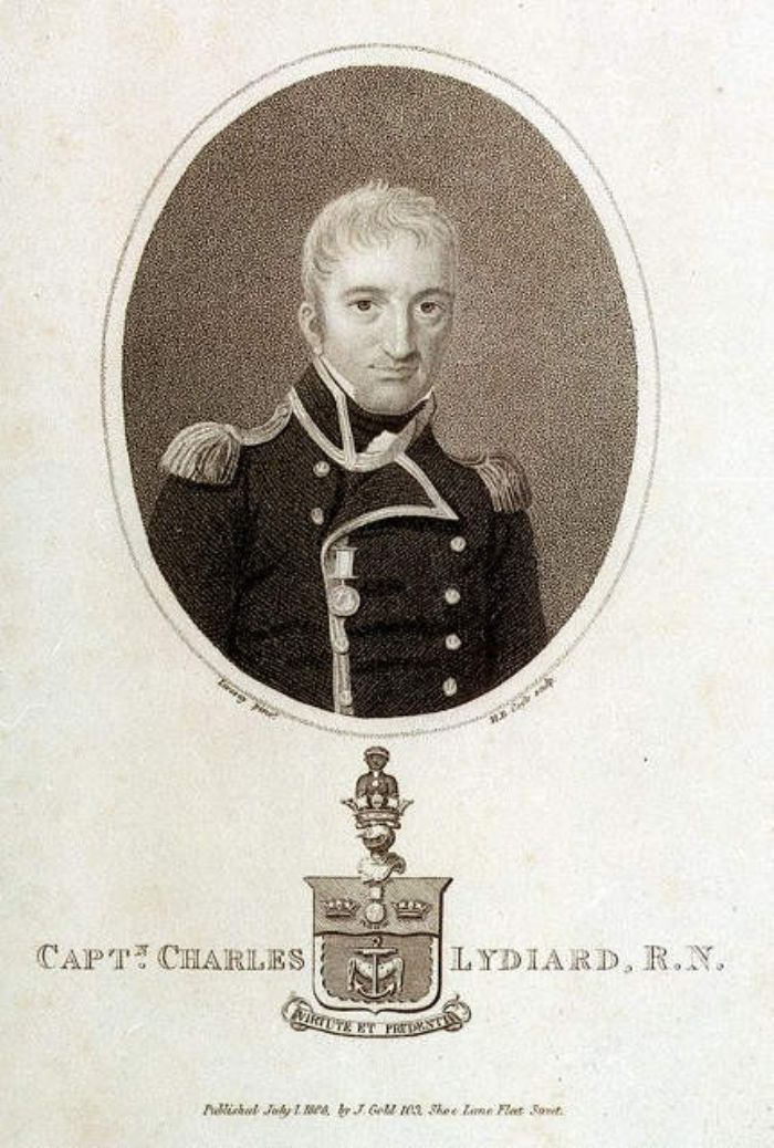 Captain Charles Lydiard of the Anson 1808 (from an original in the National Maritime Museum)