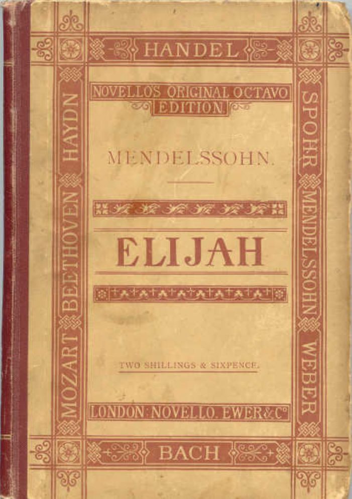 Elijah, Mendelssohn, score