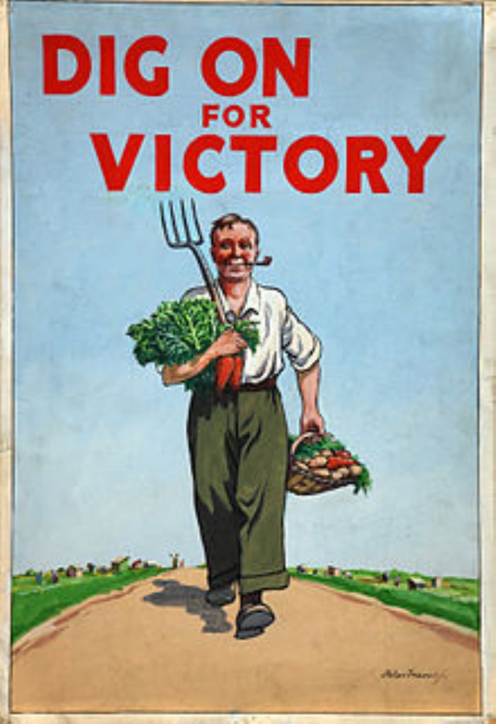 Dig For Victory, another initiative to ensure the food supply and support morale on the home front in WW2